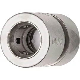 Geka Wasserstop Schlauchstück 13 mm Messing