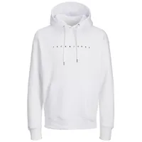 JACK & JONES JJESTAR JJ Sweat Hood NOOS - White, Essential Comfort Hoodie