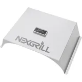 Nexgrill Edelstahl Pizzaaufsatz mit Thermometer | 58 x 28 x 15 cm | Pizzacover Gasgrill, Pizza Haube Grill, BBQ Pizzaaufsatz Feuerplatte | Pizza Cover, Pizza Aufsatz Grill