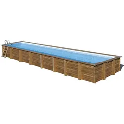 Gre Sunbay Holzpool Rechteckiger Echtholzpool Mint 1010 x 418 x 146 cm