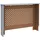 vidaXL Heizkörperverkleidung Anthrazit 112x19x81,5 cm MDF - Grau