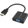 Conceptronic HDMI-zu-VGA-Adapter 25 cm Schwarz