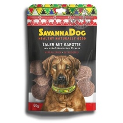 SavannaDog vom südafrikanischen Strauß 60g Taler mit Karotte