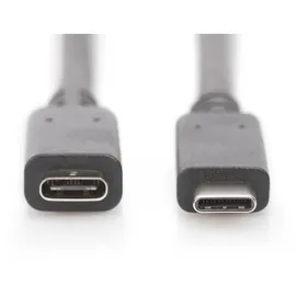 Digitus USB Type-CTM Gen2 Verlängerungskabel, Type-CTM to C 0,7m