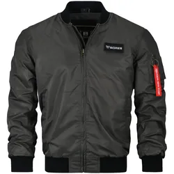 Bores Bomber Motorradjacke olive S