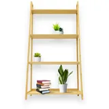 KARAT Bambusregal Zaria Modernes Und Stilvolles Regal Leiterregal Aus Bambus