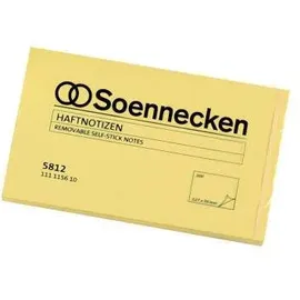 SOENNECKEN Haftnotiz 5812 125x75mm 100Blatt gelb