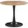 Beliani Esstisch 90 x 74 x 90 cm braun/schwarz