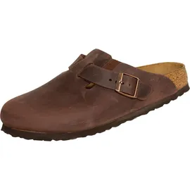 Birkenstock Boston Nubukleder geölt schmal habana 42