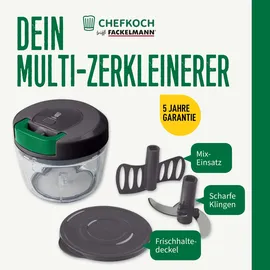 Chefkoch trifft Fackelmann Multi-Zerkleinerer 5-teilig Zerkleinerer