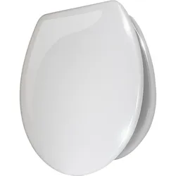 WC Sitz Toilettensitz mit Absenkautomatik Duroplast Klodeckel Klositz Weiß