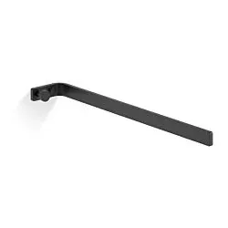 Giese Handtuchhalter 31050-14 mit Haken, 300 mm, schwarz matt