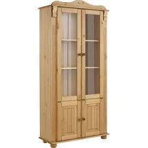 OTTO home Vitrine Adele 4-türig 185 x 0 x 0 cm Beige