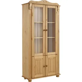 OTTO home Vitrine Adele 4-türig 185 x 0 x 0 cm Beige