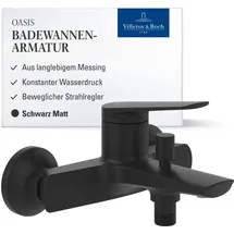 Villeroy & Boch Oasis Badewannenarmatur Aufputz Matt Black