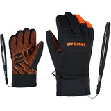 Ziener Kinder Ski-Handschuhe/Wintersport Wasserdicht Atmungsaktiv Trendig Primaloft LANUS AS(R) PR Junior«, orange,