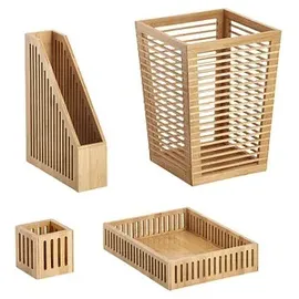 Zeller Stiftehalter Bambus 8,0 x 8,0 x 8,0 cm Braun 1 St.
