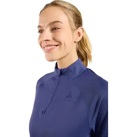 Odlo Zeroweight Warm Halbreißverschluss-sweatshirt - Skipper blue - XS