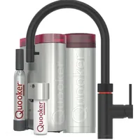 quooker deutschland gmbh Quooker Flex Set mit COMBI+ Reservoir & CUBE schwarz **inkl. CUBE Filter Starter Paket** FXRBLK COMBI+ CUBE2 *inkl. 7 JAHRE GARANTIE*