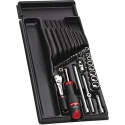 Facom sockets 1/4 and accessories - 12 poin
