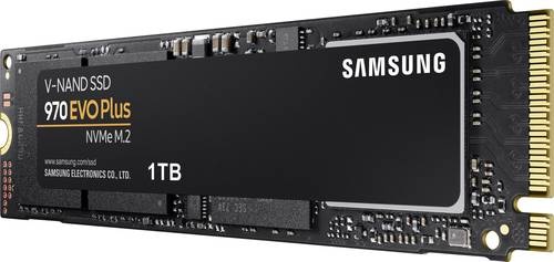 Samsung 970 EVO Plus 1TB Interne M.2 PCIe NVMe SSD 2280 M.2 NVMe PCIe 3.0 x4 Retail MZ-V7S1T0BW