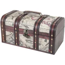 HMF Schatztruhe 38 x 20 x 19 cm 1-tlg. braun