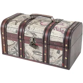 HMF Schatztruhe 38 x 20 x 19 cm 1-tlg. braun