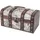 HMF Schatztruhe 38 x 20 x 19 cm 1-tlg. braun