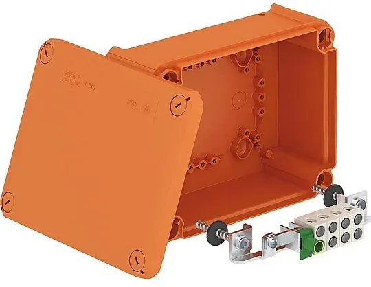 Kabelabzweigkasten FireBox T160E pastellorange - Maße 190 x 150 x 77 mm