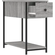 vidaXL Nachtschrank 2 Stk. 30 x 60 x 60 cm Grau