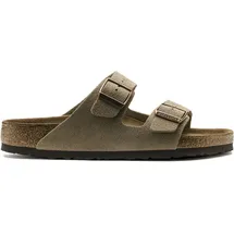 Birkenstock Arizona Weichbettung Veloursleder schmal taupe 38