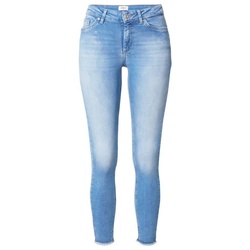 ONLY 7/8-Jeans Blush (1-tlg) Fransen blau M