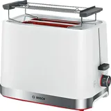 Bosch TAT4M221 My Moment Kompakt Toaster Weiß (950 Watt, Schlitze: 2)