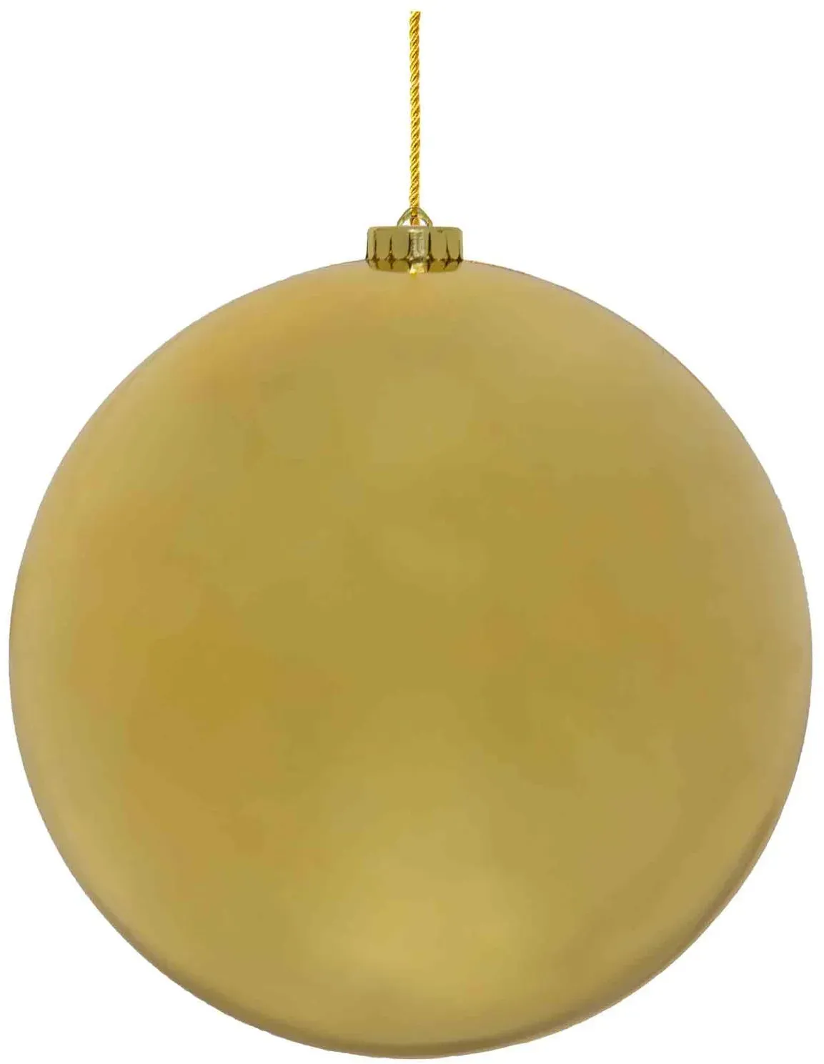 Weihnachtskugeln Christbaumkugeln XXL aus Kunststoff gold, O25cm, 1 Stk.