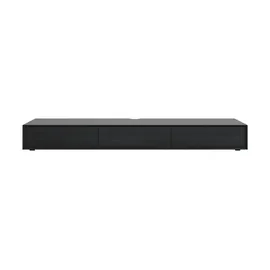 Möbel Kraft Stream TV-Lowboard 200 cm Schwarz Holzwerkstoff