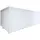 Mendler Pergola MCW-L46 mit Seitenwand Weiß 11 cm Alu-Gestell 3 x 6 m