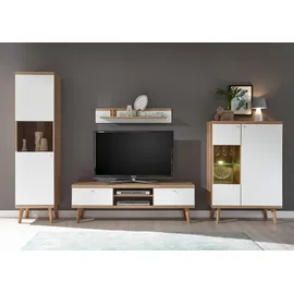 Home Affaire Wohnwand Merle, (Set, 4-St) braun