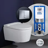 Geberit AquaClean Sela Komplett-SET Dusch-WC mit neeos Vorwandelement,, 146220111+16791CR#SET,