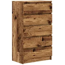 vidaXL Schubladenschrank Altholz-Optik 60x36x103 cm Holzwerkstoff