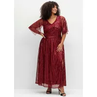 sheego Abendkleid Rot 46