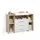 livinity® Wickelkommode Torino, Weiß/Sonoma, XL mit Schubladen