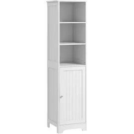 kleankin Badezimmerschrank 40 x 160 x 38 cm Weiß