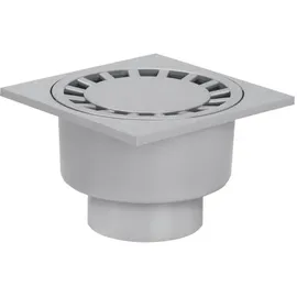 ACO Haus- und Hofablauf Kunststoff 20 x 20 cm grau