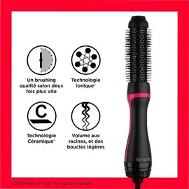 Revlon One Step Style Booster Rundbürste schwarz