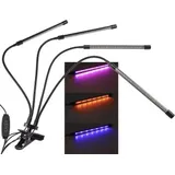 ChiliTec Pflanzenlampe Pflanzenleuchte LED, 4-fach, Wachstumslampe mit Controller
