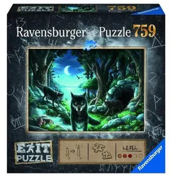 Ravensburger Verlag GmbH Puzzle RAV15028 - EXIT Puzzle: Wolfgeschichten, 759 Teile, ab..., 759 Puzzleteile bunt