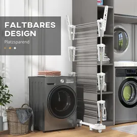 Homcom Turmwäscheständer auf 4 Ebenen