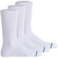 Stance Socken Icon Sneakersocken 3er Pack Weiß 35-37