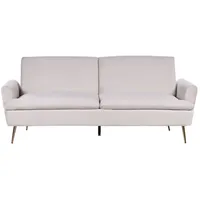 Beliani Sofa Beige, Gold