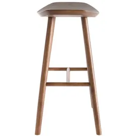 miliboo Barhocker H65 cm 2er Set Walnuss